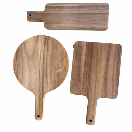 Маленькая сервировочная доска из дерева акации